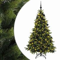 vidaXL Dirbtinė kalėdinė eglutė su rutuliuku 180 cm 300 LED