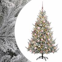 vidaXL Dirbtinė kalėdinė eglutė su rutuliuku 240 cm 300 LED