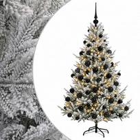 vidaXL Dirbtinė kalėdinė eglutė su rutuliuku 240 cm 300 LED