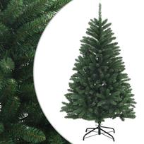 vidaXL Dirbtinė Sulankstoma Kalėdų Eglutė 180 cm PVC Vidutinė žalia
