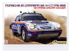 Beemax Porsche 911 Carrera 3.2 4x4 Paris-Dakar 1984 modelis 1/24 24038