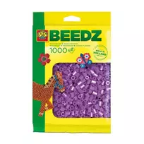 Lyginami karoliukai SES Creative Beedz, violetiniai, 1000 vnt.