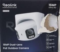SALE OUT. Reolink PoE 4K 16MP Dual Lens and 180° panoramic view Camera | Reolink UHD Dual-Lens PoE Surveillance Camera with 180° Panoramic View | RP-PCT16MD | 24 month(s) | Dual lens | 16 MP | F2.8mm/F1.6 | IP67 | H.265/H.264 | Micro SD, Max. 512GB PCRPDB8K01SO | 2000001440902