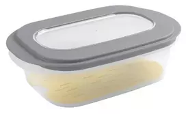 Indas maisto laikymui Sunware 06310689, skirtas sūriui laikyti, pilkas