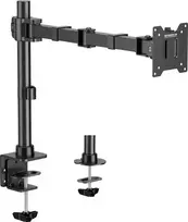 SpeaKa Professional SP-MM-211 Vieno stulpelio monitoriaus laikiklis stalui 43,2 cm 17–124,5 cm 49 cm juodas (SP-13383180)