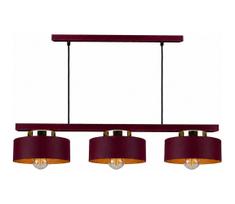 Pakabinamas šviestuvas su laidu IGNIA 3xE27/60W/230V vyno/auksinė
