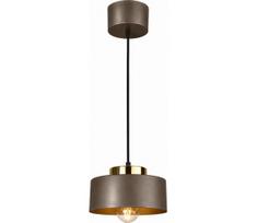Pakabinamas šviestuvas su laidu IGNIA 1xE27/60W/230V rudas/auksinis