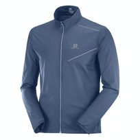 SALOMON Sense Jacket dark denim — Bėgimo striukės - S