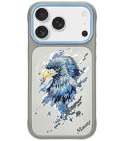 NIMMY dėklas EAGLE, suderinamas su MagSafe, skirtas IPHONE 18 Pro/17 Pro, pilkas