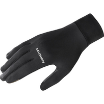 SALOMON Cross Warm Gloves Uni deep black — Bėgimo pirštinės - L