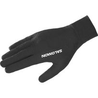 SALOMON Merino Gloves Uni deep black — Bėgimo pirštinės - XL