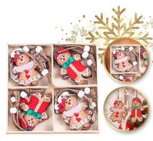 ECARLA SAINT GINGERBREAKS BSN47 Kalėdų eglutės pakabukai 12 vnt
