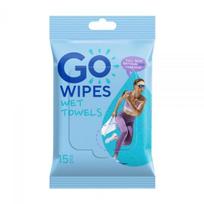 GOWIPES drėgni rankšluosčiai WET TOWELS FOR GYM, 15 vnt.
