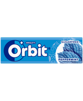 Kramtomoji guma ORBIT peppermint, 14 g