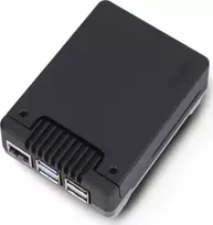 Argon40 „Argon NEO 5 M.2 NVMe PCIe“ korpusas, skirtas „Raspberry Pi 5“ – su ventiliatoriumi ir aušintuvu – aliuminis – juodas} (ARG-24397)
