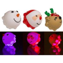 Šviečiantis LED antistresinis kamuoliukas vaikams, 6 cm