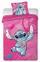 Vaikiškos patalynės komplektas 160x200 Lilo ir Stitch, rožinis