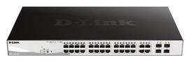 D-LINK DGS-1210-28P switch, 24 Gigabit Ethernet PoE ports, 4 SFP ports