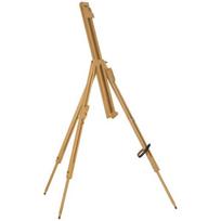 Molbertas, reguliuojamo aukščio, sulankstomas, buko medienos, drobėms iki 107 cm