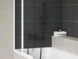 Vonios maišytuvas Ravak Chrome II, CR II 022.20BL juodas