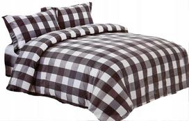 Patalynės komplektas 160x200 100% medvilnės satinas 3 dalių + užvalkalai 70x80 languotas