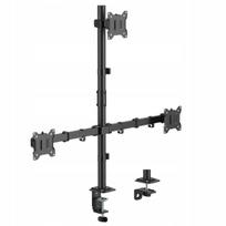 Spacetronik SPA132 trijų monitorių piramidinis laikiklis 17-32 colių 30kg VESA