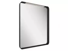 Veidrodis su LED apšvietimu Ravak Strip I, 600x700 juoda