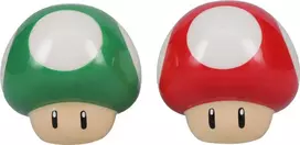 Super Mario Mushroom Salt and Pepper Shakers
