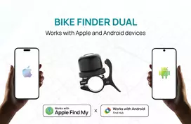Dviračio skambutis su sekikliu XD Connects Bike Finder Dual – Apple & Android Find (IPX6) P301.1401