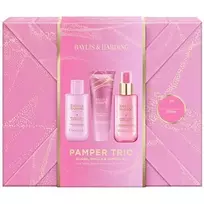 „Baylis & Harding“ kūno priežiūros rinkinys (jojobos, vanilės ir migdolų aliejus) – dovanų rinkinys (3 vnt.)
