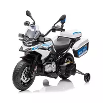Vaikiškas elektrinis policijos motociklas HATIS "BMW F850 GS"