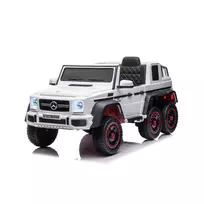 Vaikiškas elektromobilis HATIS “Mercedes-Benz G 63 AMG 6X6“, baltas