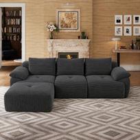 Sofa, sofa-lova su miego funkcija, aksominė