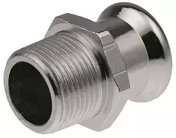 Plieninis pres. antgalis KAN-therm 35x1 1/4" i
