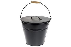 Pelenų kibiras 182978, 12 l, juoda sp.