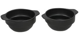 Padažinė, rinkinys Kitchen&GO, 360 ml, Ø 12.5 cm, juoda sp., keramika