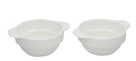 Padažinė, rinkinys Kitchen&GO, 15.3 cm x 5.8 cm, Ø 12.5 cm, balta sp., keramika