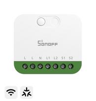 Išmanusis sieninis jungiklis MINI-2GS, Matter over Wi-Fi, 2 kanalų, SONOFF