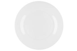 Lėkštė pietų Maku, 26 cm x 26 cm, balta sp.