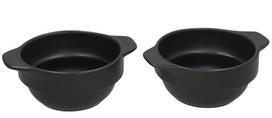 Padažinė, rinkinys Kitchen&GO, 360 ml, Ø 12.5 cm, juoda sp., keramika