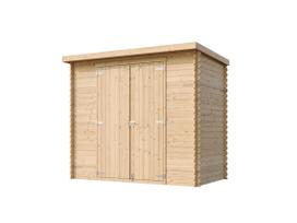 Sodo namelis Timbela M310C1, 142 cm x 239 cm x 200 cm, ruda sp.