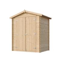 Sodo namelis Timbela M367C1, 136 cm x 196 cm x 218 cm, ruda sp.