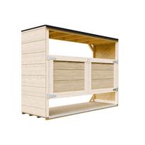 Sodo daiktadėžė Timbela M982A, 217 cm x 75 cm x 159 cm, 680 l, ruda sp.