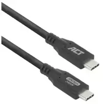 ACT USB4 20Gbps 240W USB Type-C kabelis 2 metrai (AC7422)