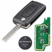 Pilnas Automobilio Raktas Su Elektronika Peugeot 207 Citroen C2, ME Premium, Pilnas Automobilio Raktas Su Elektronika Peugeot 207 Citroen C2, ME Premium