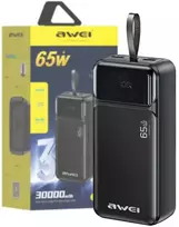30000 mAh 65 W išorinė baterija AWEI PA-108