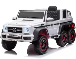 Vaikiškas elektromobilis HATIS “Mercedes-Benz G 63 AMG 6X6“, baltas
