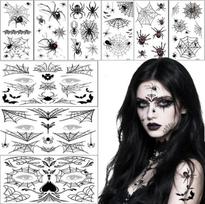 Laikinos veido tatuiruotės Lucgifou, 9 lapai