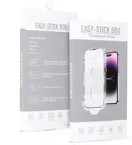 Fusion Accessories Grūdintas stiklas Full Glue Easy-Stick Box, skirtas iPhone 17 PRO MAX/18 PRO MAX, Juodas