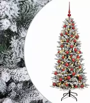 Dirbtinė kalėdinė eglutė su rutuliuku 150 cm 150 LED